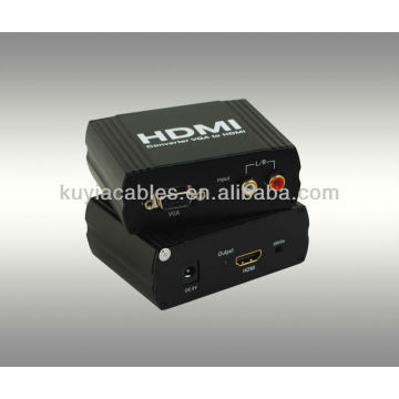 VGA + R / L a HDMI Converter (permite que un dispositivo VGA + R / L se convierta fácilmente a un monitor HDMI1.1 o proyector)